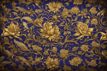 wallpaper with floral pattern