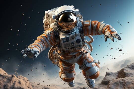 Astronaut - Elements of this Image. Generated with AI