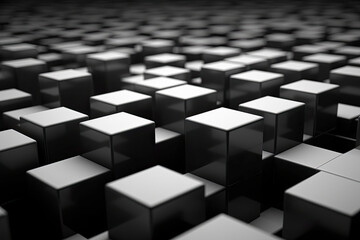 Abstract trendy 3d cube background.