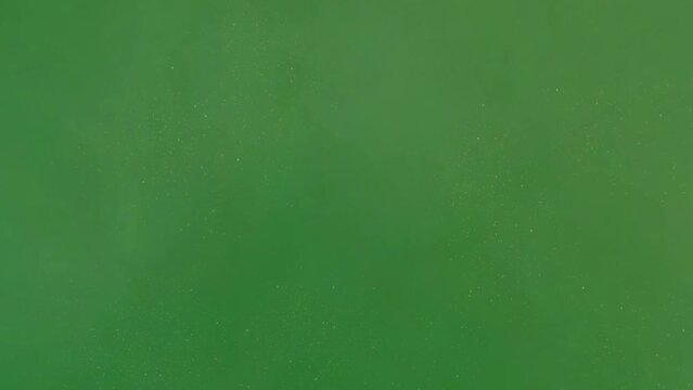 Dust And Sand Animation Green Screen, Vfx Animation Green Screen, Abstract Technology, Science, Engineering Artificial Intelligence, Seamless Loop 4k Video, 3D Animation, Ultra High Definition 4k