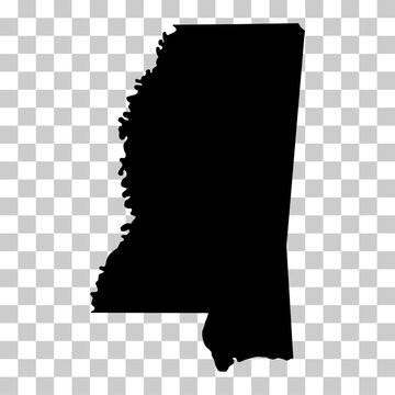 recommend clip art: Mississippi map shape, united states of america. Flat concept icon symbol vector illustration