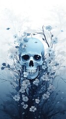 serene background to commemorate the day of the death 