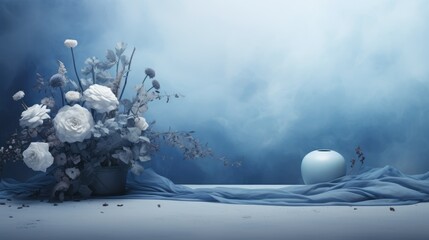 serene background to commemorate the day of the death 