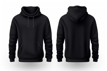 Set of hoodie isolated
