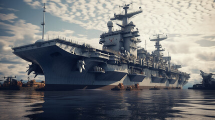 ship in the harbor