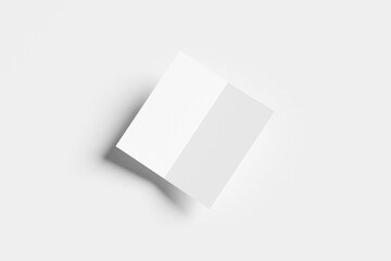 DL Bifold Brochure Blank Mockup