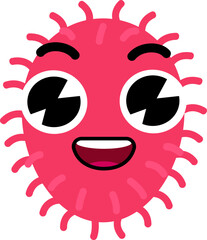 Rambutan Face Wide Smile