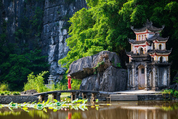 Bich Dong Pagoda in Vietnam