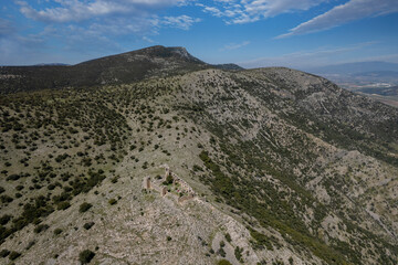 Keci Kalesi, Selcuk, Izmir, Turkey. Goat castle ancient castle.