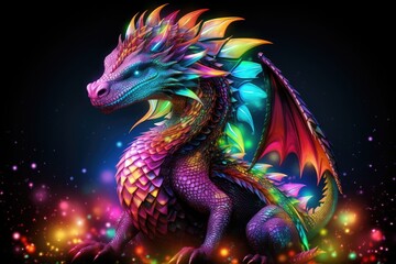 Dragon symbol of year 2024