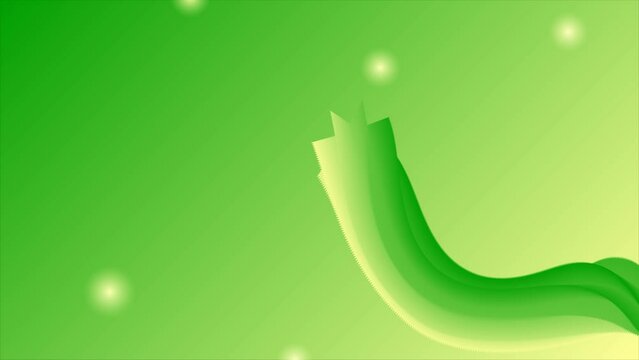 yellow green 3d liquid flow animated background