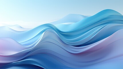 Fototapeta premium Colorful wave background. Generative AI