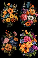 background with flowers