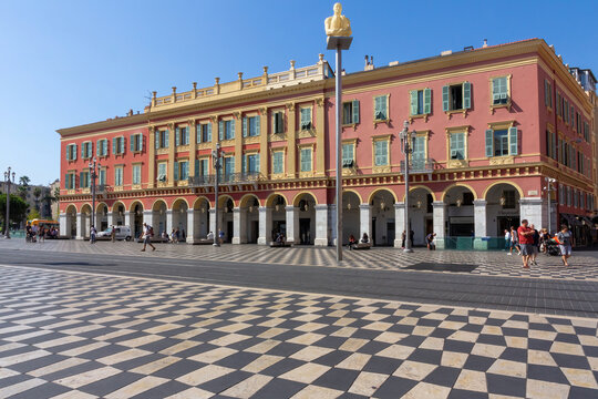 Place Massena in Nice, Cote D'Azur, France