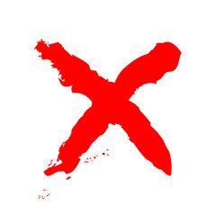 Cross on transparent background