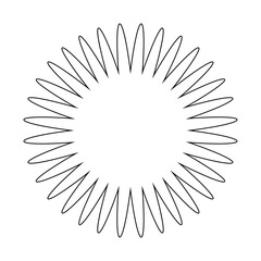 sun on transparent background