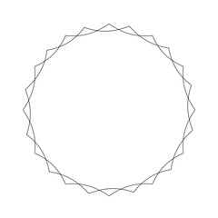 barbed wire frame on transparent background