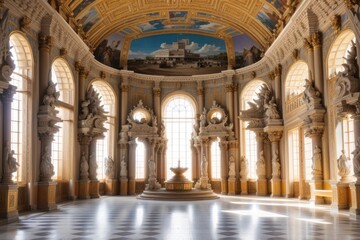 Fototapeta na wymiar interior of royal palace