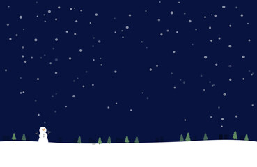 christmas snowy background