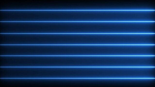 Neon line abstract background. Neon glowing line. Neon lights glowing futuristic trendy red color seamless neon light line technology motion background.