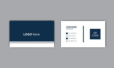 modern and simple corporate card template