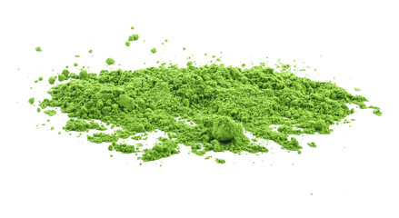 Green tea powder transparent png