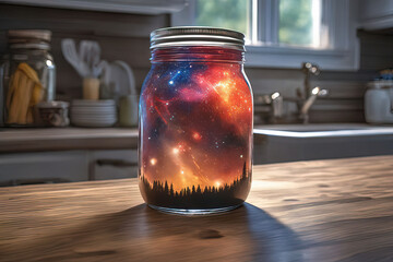 jar with a jar of hot red stars inside the jar of the jar