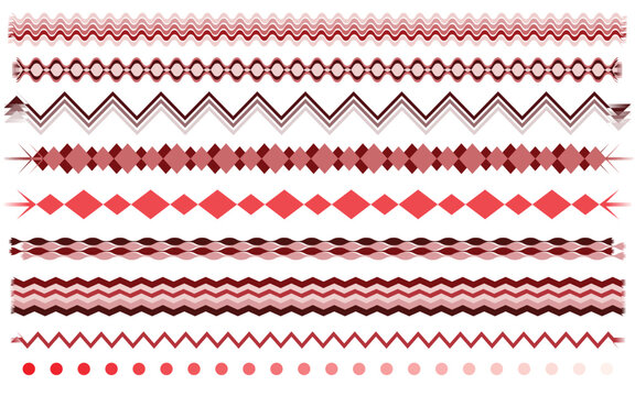 Set of decoration elements vector 