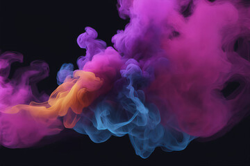 abstract background of smoke and purple color.