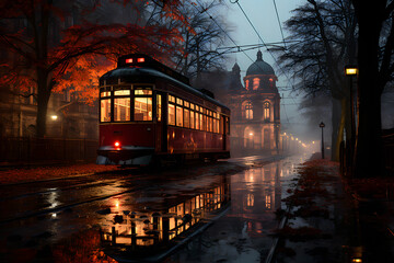 Fototapeta premium night in the city