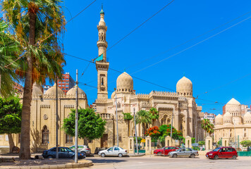 Abu al-Abbas al-Mursi Mosque in Alexandria, one of the most important religious landmarks of Egypt