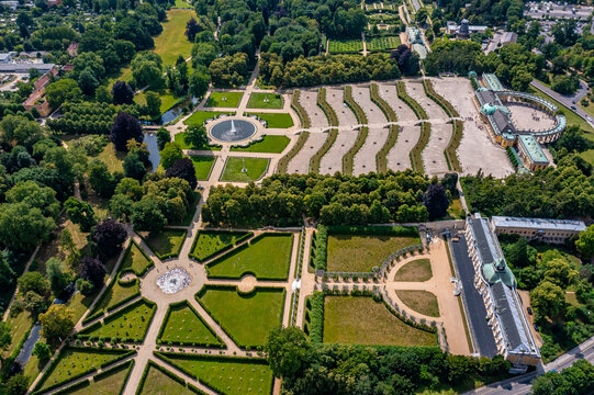 Schloss Sanssouci Potsdam | Tolle Luftbildaufnahmen von Schloss Sanssouci Potsdam