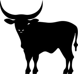 Longhorn Cattle Icon