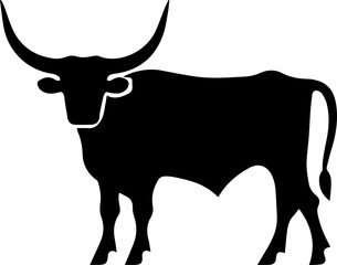 Longhorn Cattle Icon