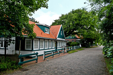 Houses at the Island of Spiekeroog