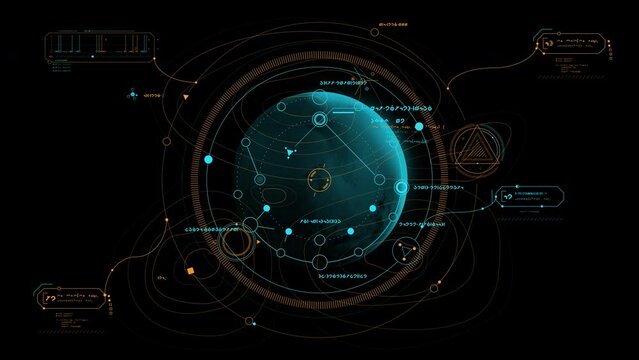 Alien infographics on the theme of Mars.