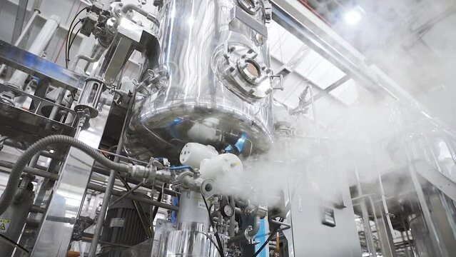 Fermenter Bio creator Release heat and steam pipe valve