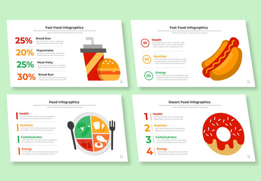 Food and Restaurant Infographic Templates