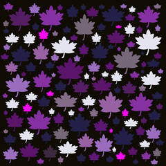 seamless pattern with leaves