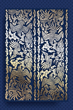 Korean traditional pattern design elements