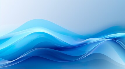 modern abstract blue background design with layers of blue and white textured lines and waves