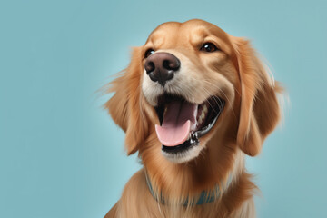 Happy dog portrait, Pet products, Pet greeting cards