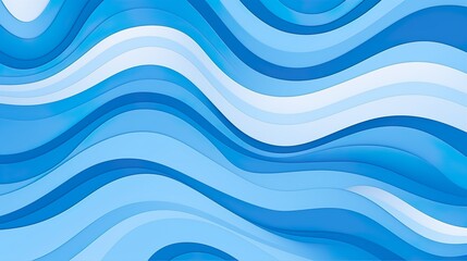 modern abstract blue background design with layers of blue and white textured lines and waves