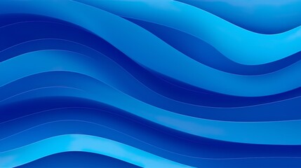 Obraz na płótnie Canvas modern abstract blue background design with layers of blue and white textured lines and waves