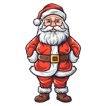 Christmas Santa Claus Clipart Illustration