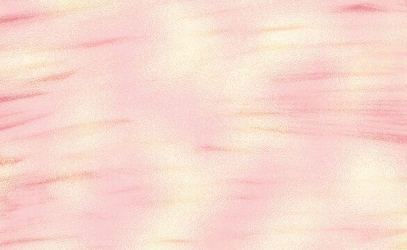 Beautiful luxury soft pink abstract painted texture background with shiny metallic gold brush. Rose gold background metal foil texture. Abstract painted background with metallic gold brushed streaks.