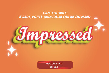 editable original vector text effect impressed fully customize font template