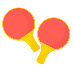 ping pong racket - obrazy, fototapety, plakaty