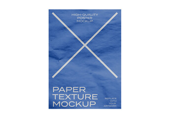 Paper Mockup Texture Letterhead Template Branding Identity Poster Flyer Effect