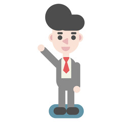 greeting illustration vector